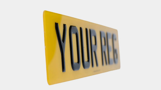 3D Gel Number Plates